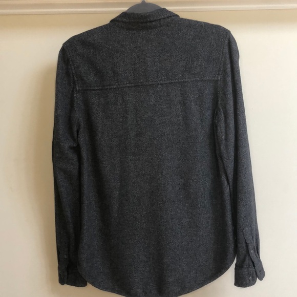 NWT American Eagle Gray Button Down Shirt - Picture 2 of 6